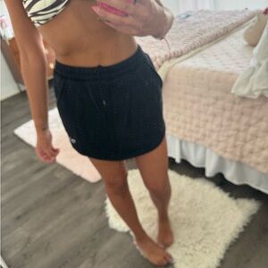 ALO Yoga Black Mini Skort